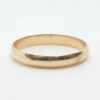 טבעת נישואין זהב 14 קראט אדום חלקה קלאסית